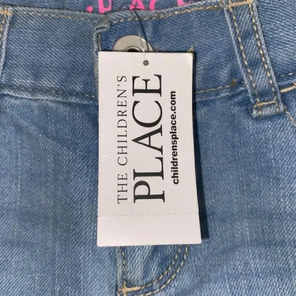 ⭐️ 3/$20 Girls The Children's Place Blue Denim Shorts Size 8 NWT
